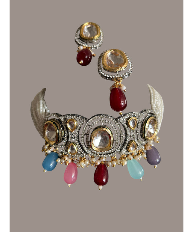 Kundan necklace set