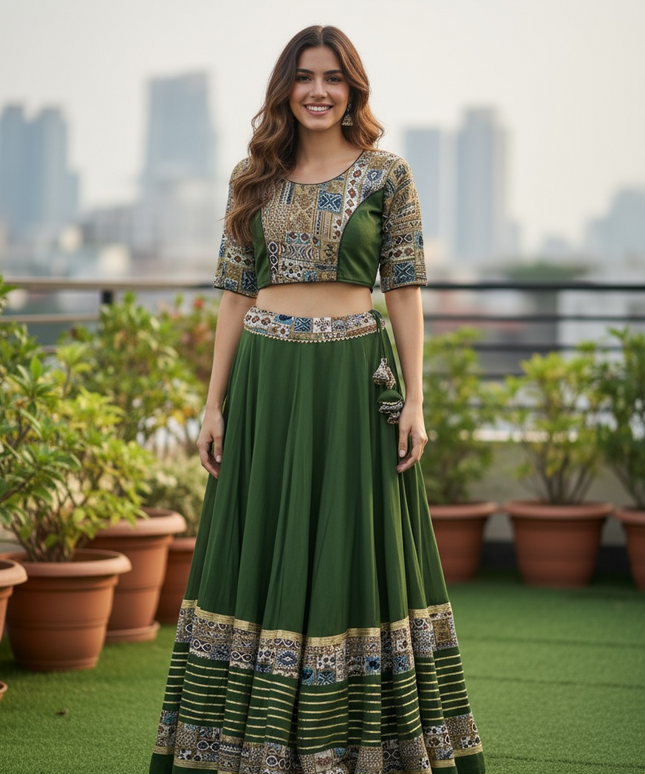 Cotton chaniya choli set - Kurti Connection USA