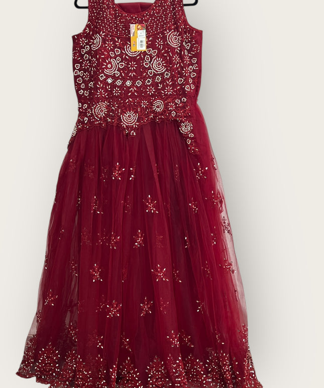 Net party wear dress - Kurti Connection USA