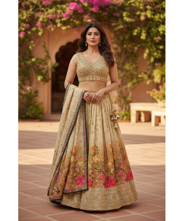 Wedding guest collection: lehenga Choli set by Kurti Connection USA