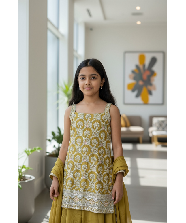 Kids Sharara suit by Kurti Connection USA