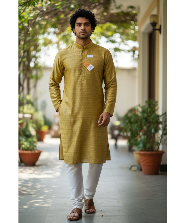 Silk kurta set by Kurti Connection USA