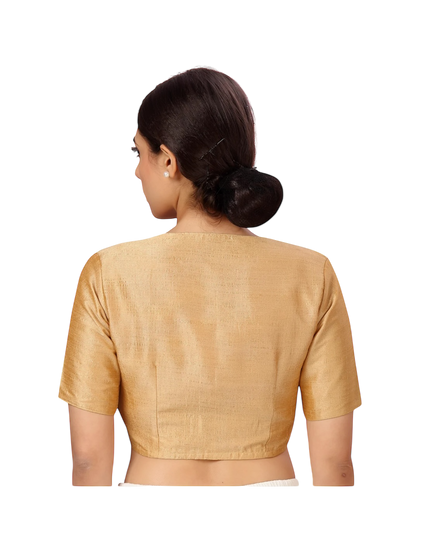Antique gold blouse by Kurti Connection USA
