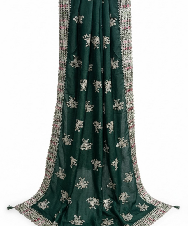 Party wear saree : best for wedding functions by Kurti Connection USA