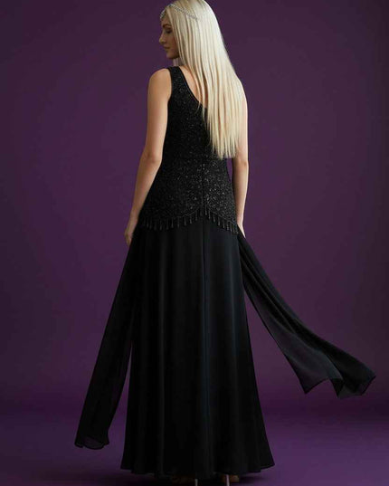 House Of Indian Wedding Attire Embellished Sleeveless Palazzo Suit