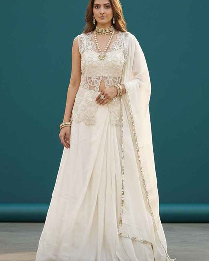 House Of Indian Wedding Attire Embroidered Lehenga Set