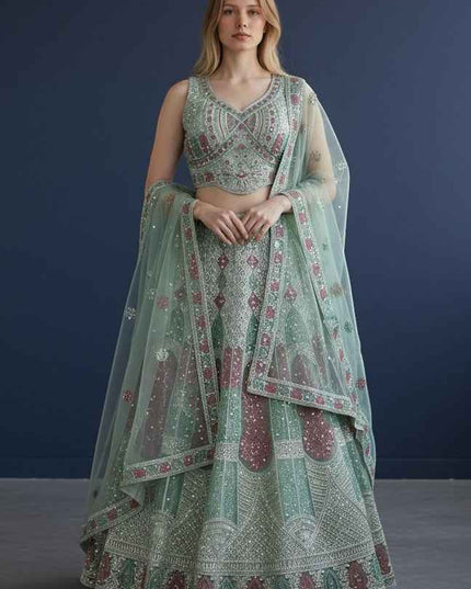 Lehenga Choli set : Light Green
