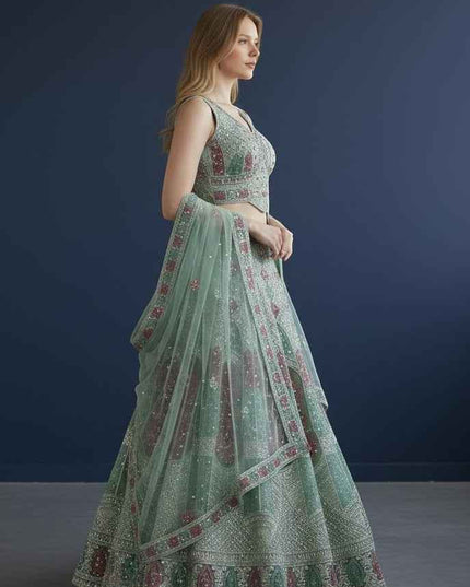 Lehenga Choli set : Light Green
