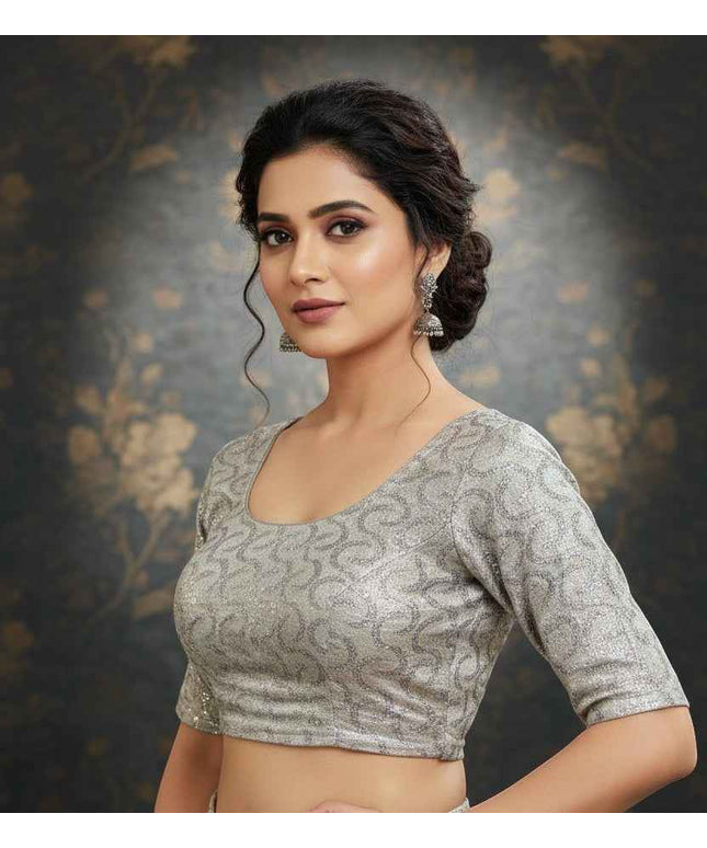 Dark grey Strechable blouse