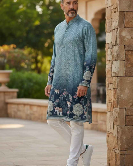 Men's Traditional Indian Wedding Attire Kurta