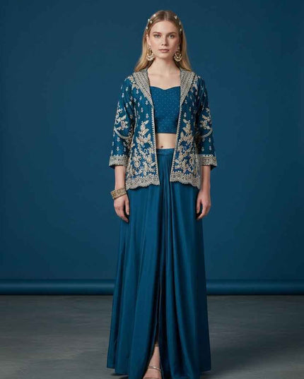 Fusion Saree Lehenga