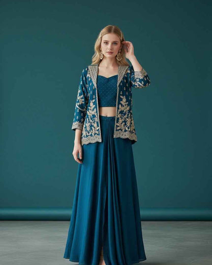 Fusion Saree Lehenga