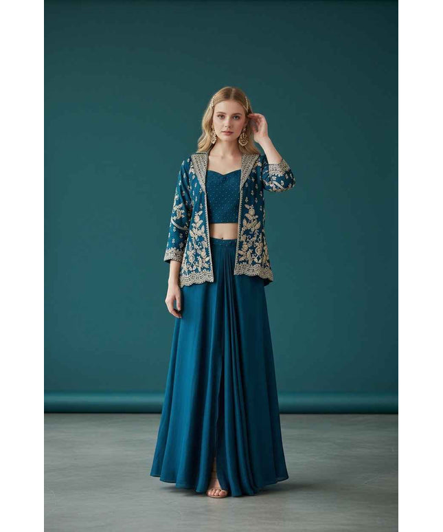 Fusion Saree Lehenga