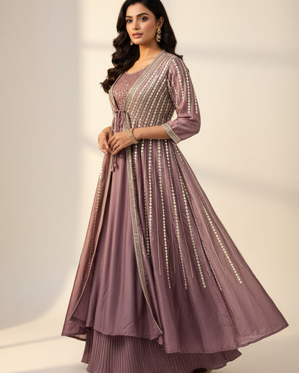 Party wear Lehenga set | crop top set - Kurti Connection USA