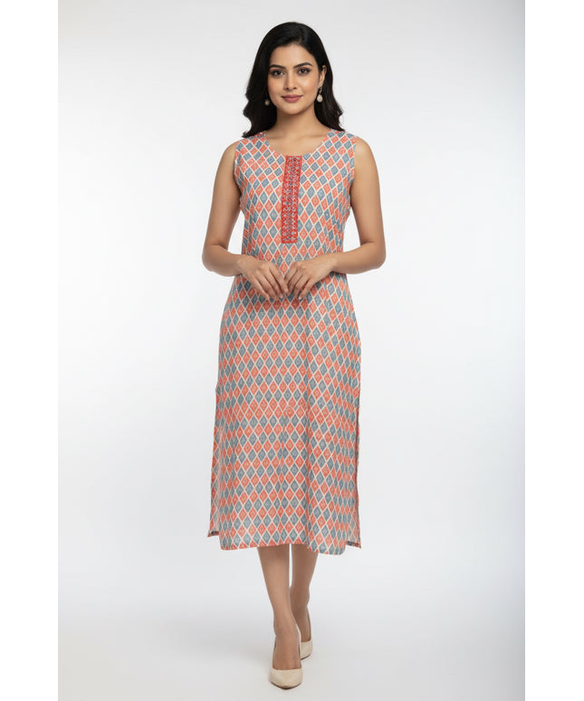Chiffon kurti with sequin work - Kurti Connection USA