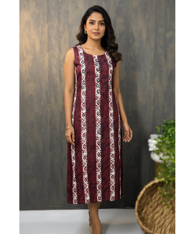 Batik print kurti - Kurti Connection USA