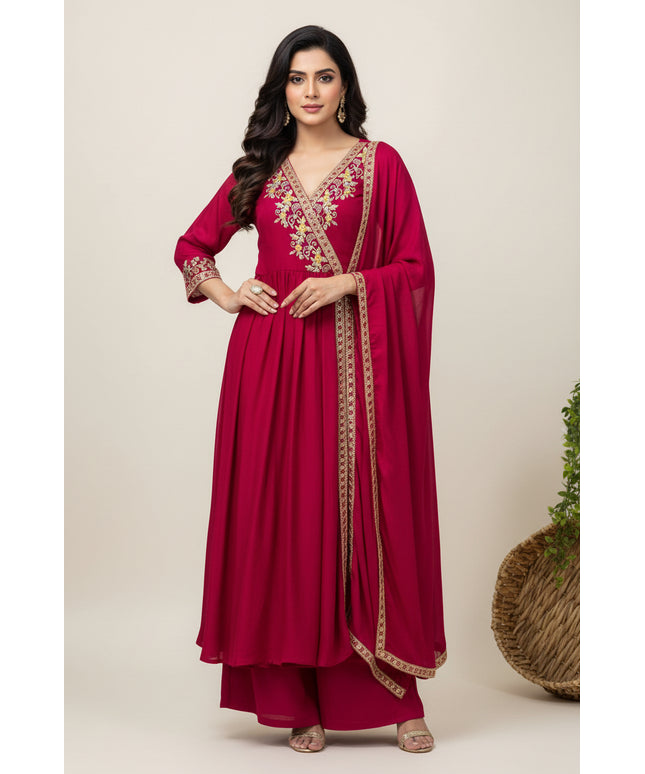 Party wear kurti palazzo set - Kurti Connection USA