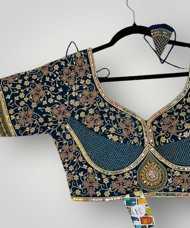 Heavy work blouse - Kurti Connection USA