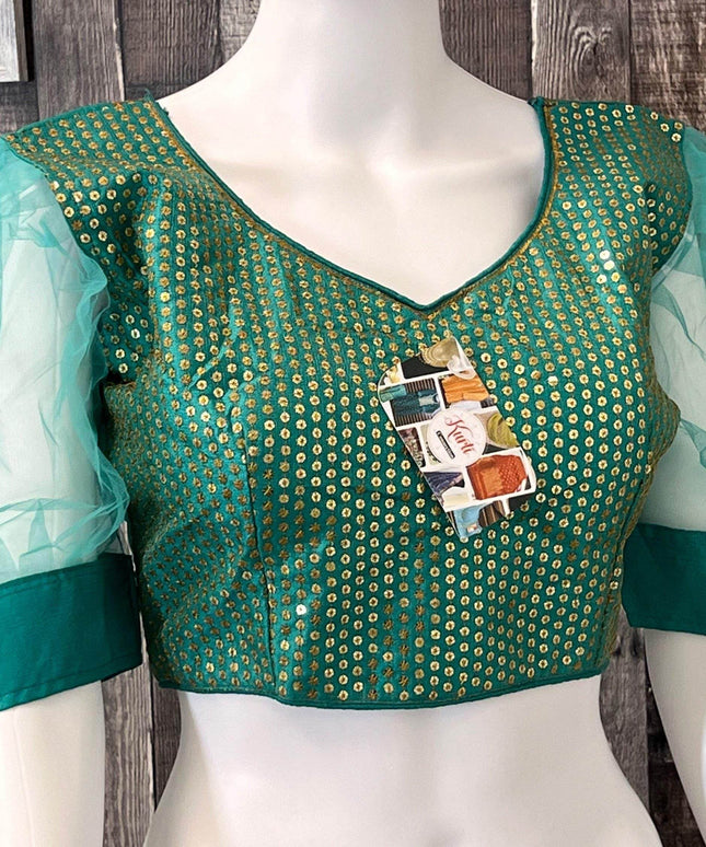 Sequin blouse - Kurti Connection USA