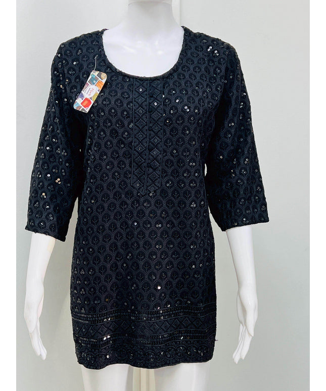Short kurti / sequin short kurti - Kurti Connection USA