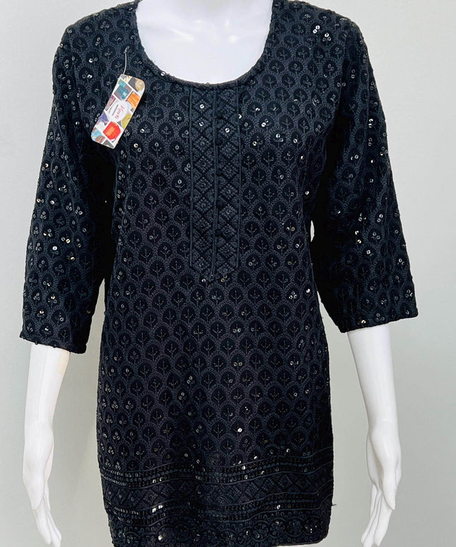 Short kurti / sequin short kurti - Kurti Connection USA