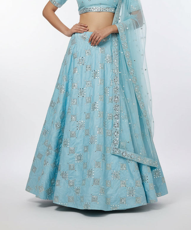 Silk Lehenga skirt - Kurti Connection USA