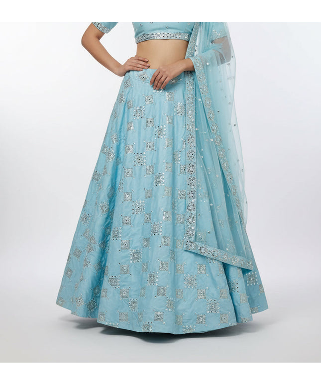 Silk Lehenga skirt - Kurti Connection USA