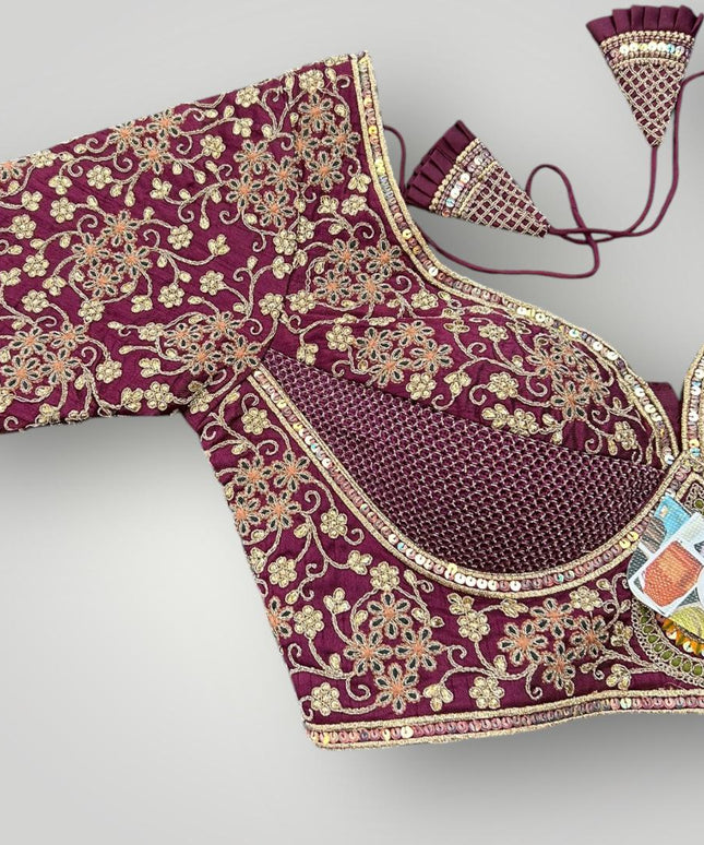 Heavy party wear blouses - Kurti Connection USA
