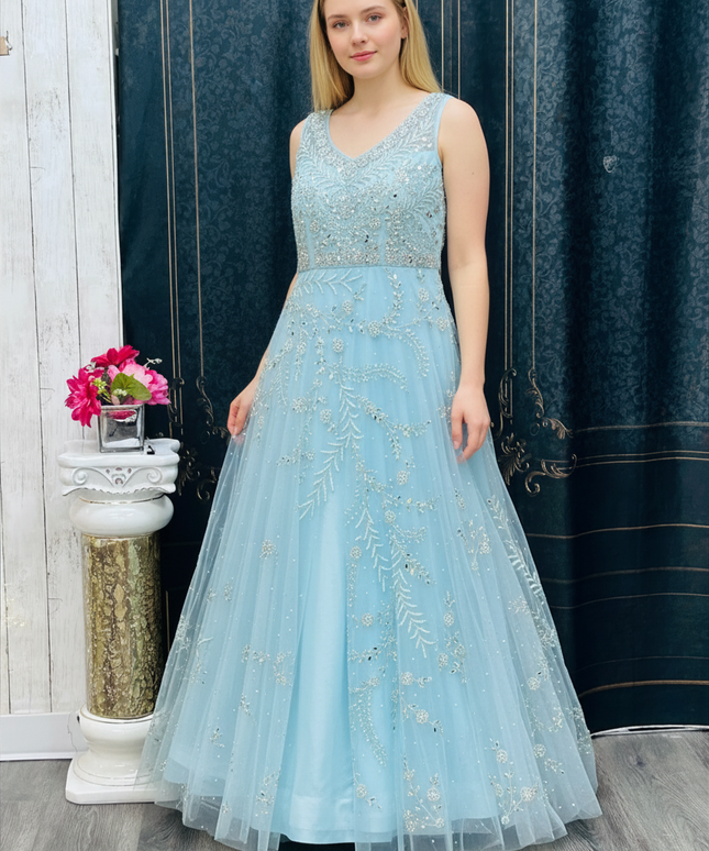 Party wear long gown : Indo western