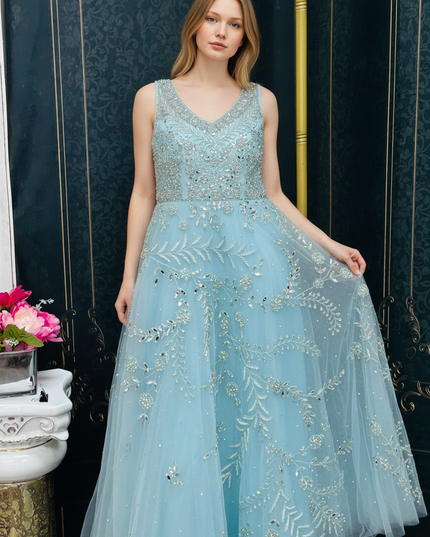 Party wear long gown : Indo western