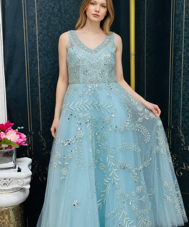 Party wear long gown : Indo western