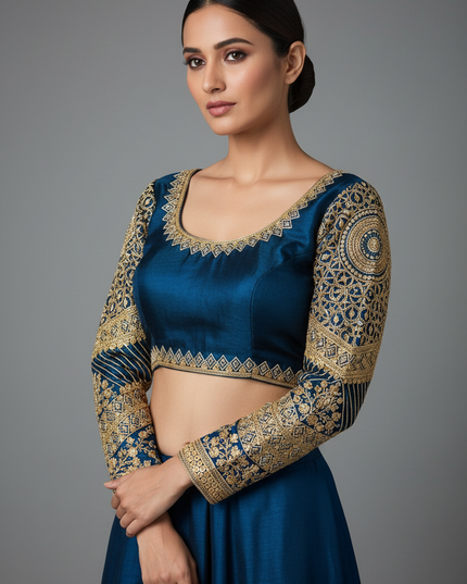 Full sleeves blouse by Kurti Connection USA
